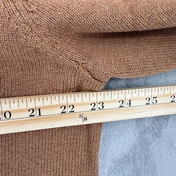 J. Crew Heritage Cotton Crewneck Sweater Heather Camel Men's Size XL - Picture 13 of 14